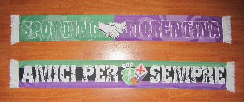 Cachecol Sporting & Fiorentina (Vendo/Troco)