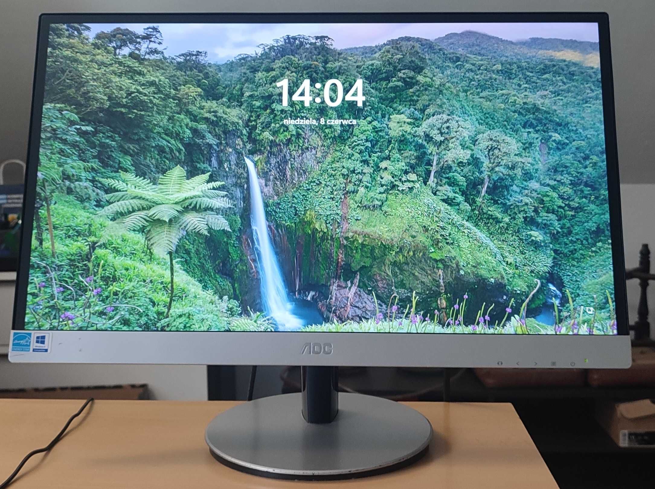 Monitor 23 cale AOC I2369VM z wbudowanymi głośnikami i kablami