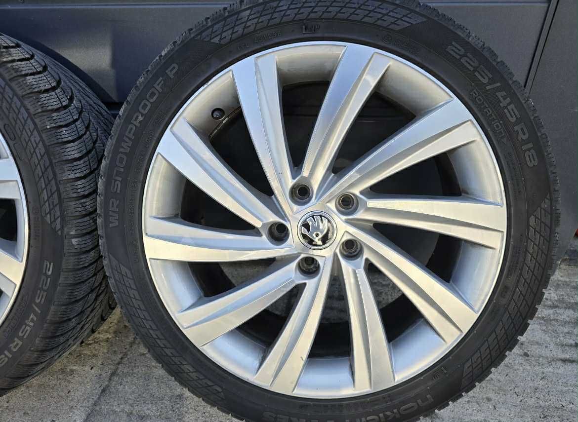 Koła Perseus Skoda Octavia Superb 18-5x112*Nokian 2023 Rok*Volkswagen