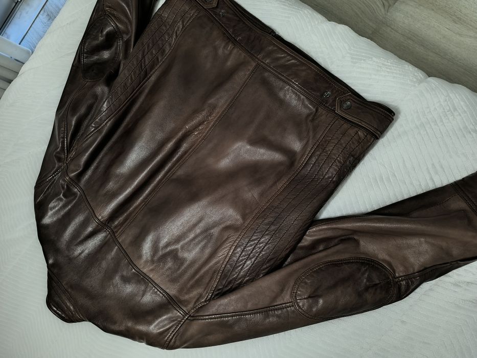 Blusão de pele cortefiel