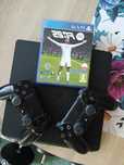 Playstation 4 + 2 pady I gra