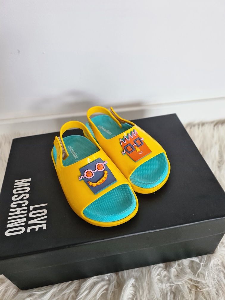 Mini Melissa Cloud Slide 25 26 16cm sandały klapki dziecięce meliski