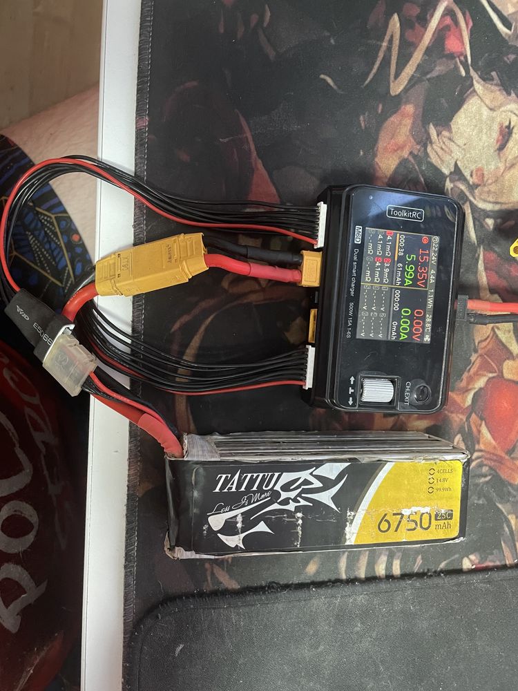 Akumulator Tattu LiPo 4S 6750mAh 25C XT90 stan BDB RC