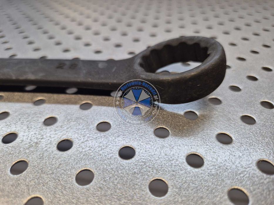 Klucze płasko-oczkowe czarne 6-32mm 25-el. Cr-V  zestaw kluczy