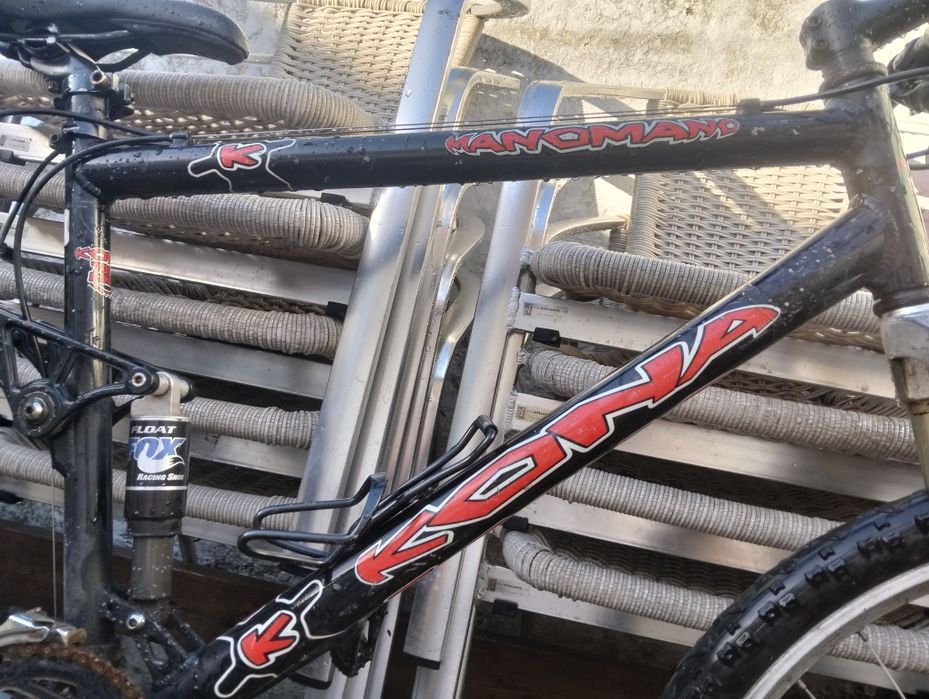 Bike com mola e suspensão