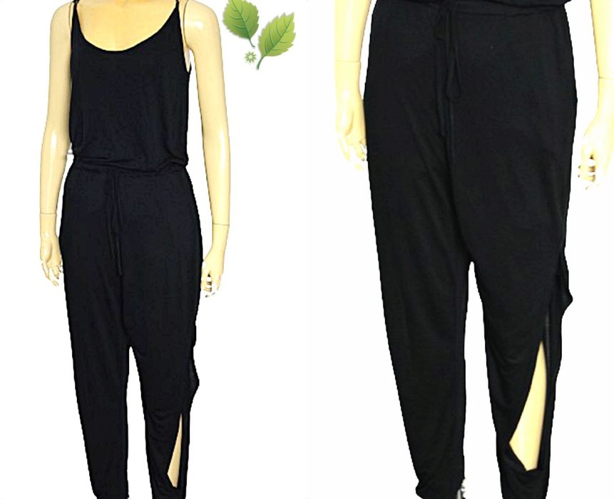 Buffalo designerski letni kombinezon wycięcia na nogawkach S M L