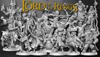 Lord of the Rings set 19 resin minis