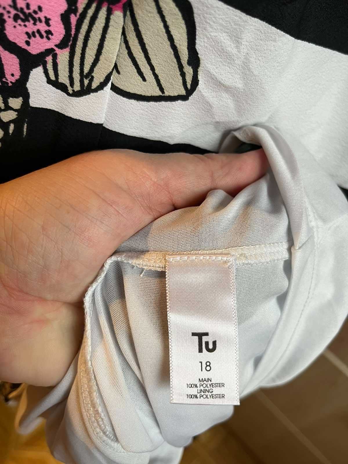 Плаття сукня полосата з квітковим принтом TU XL uk 18 р. 52