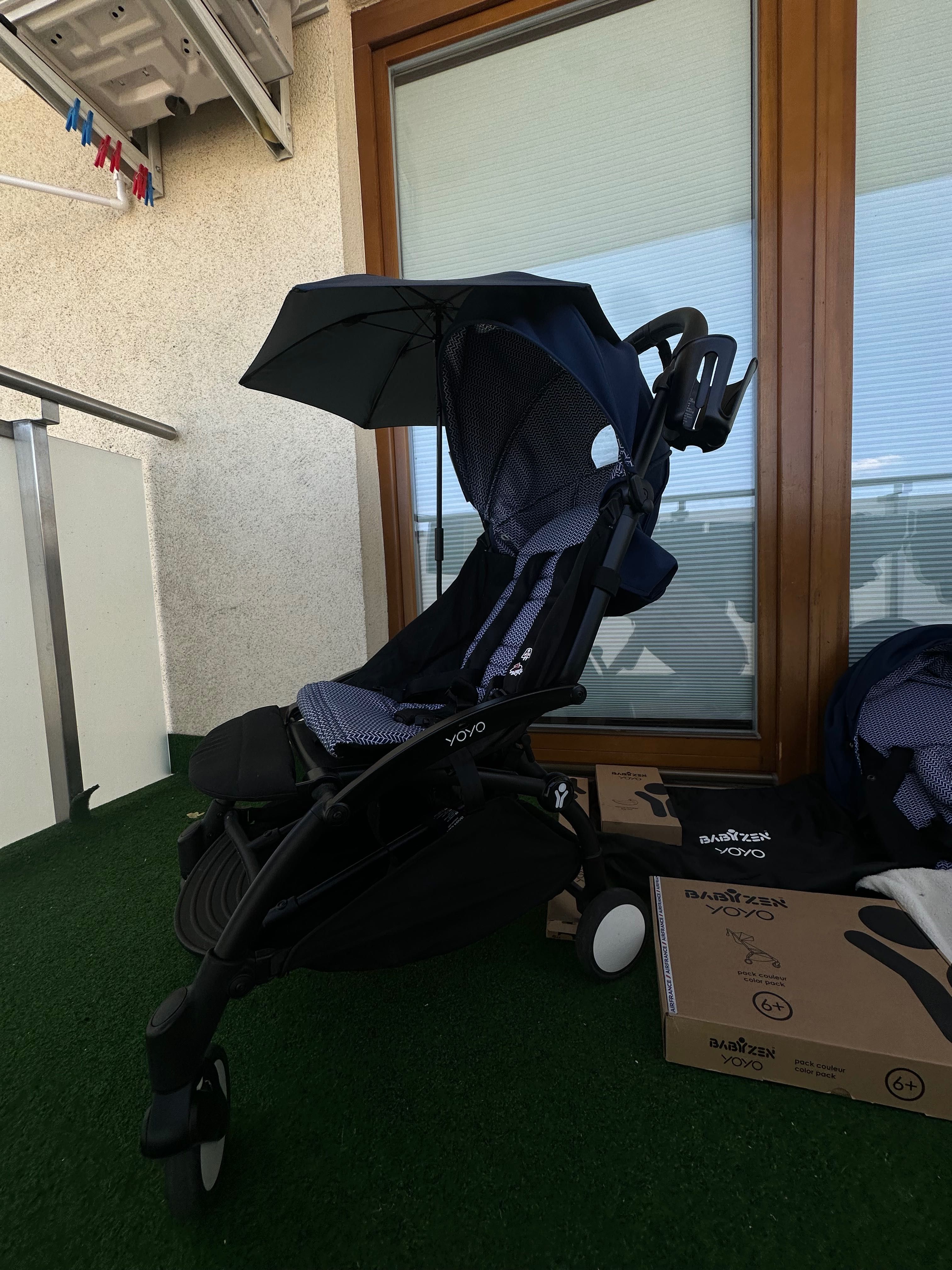 BABYZEN YOYO, wózek dziecięcy, zestaw 2w1 + parasolka+uchwyt na kubek