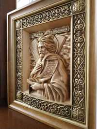 Ікона Св. Апостол Андрій Першозваний дерев`яна, різьблена