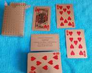 Baralho de cartas com certificado