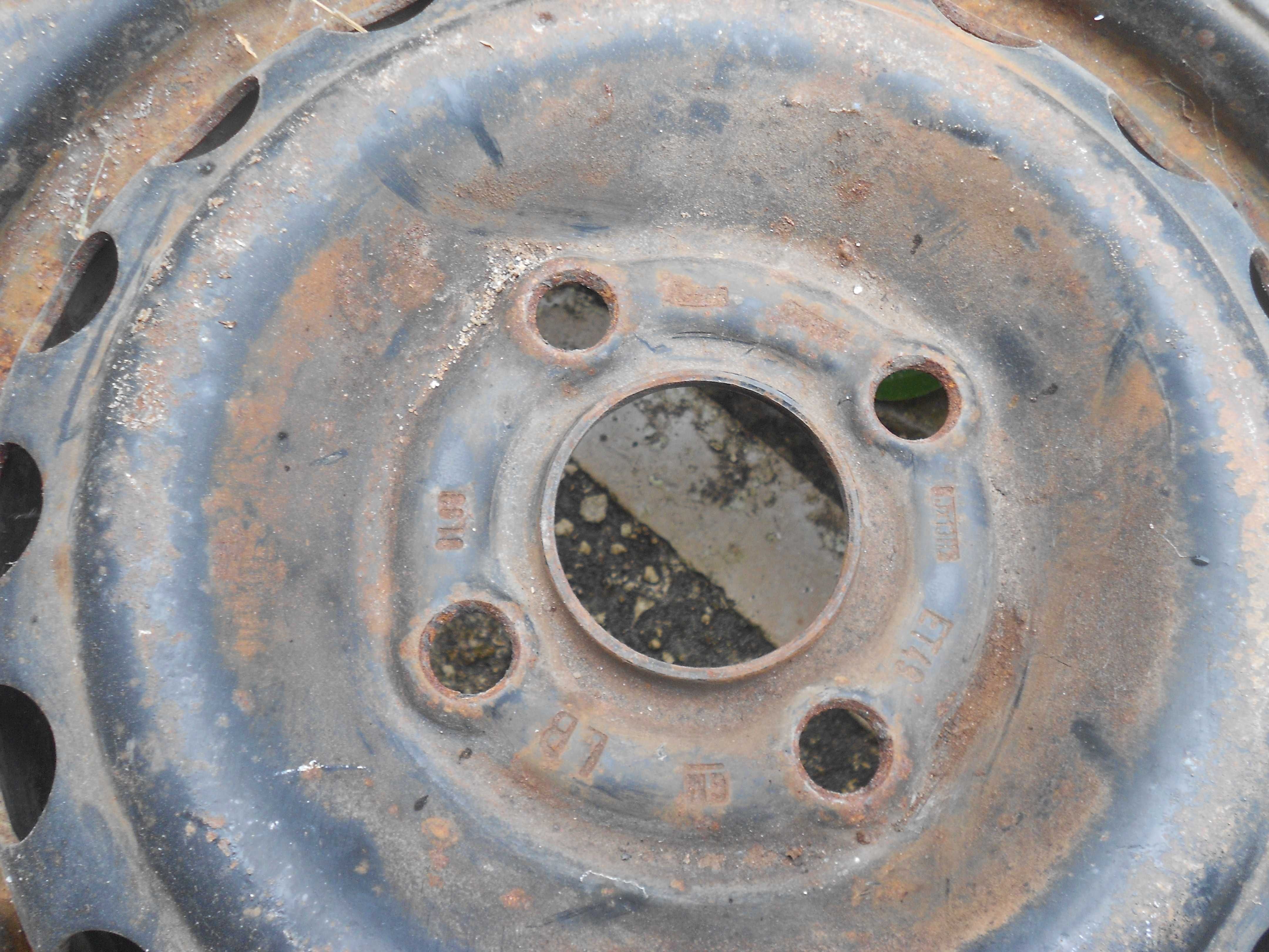 Pneu roda jante ferro Opel R14 R13
