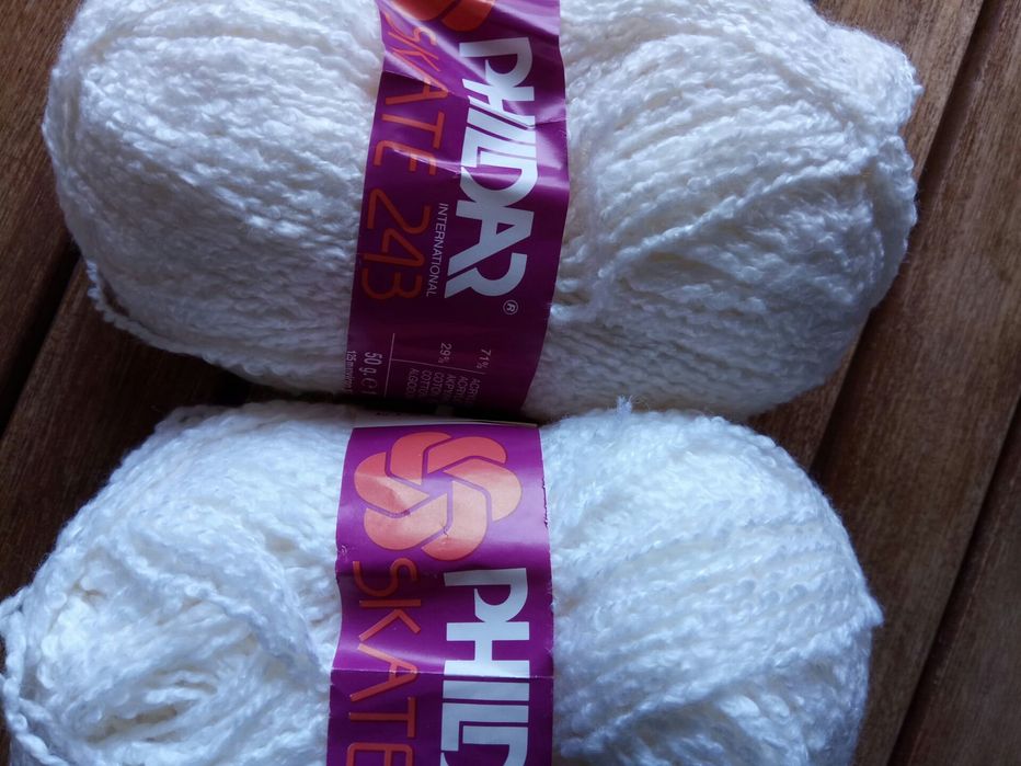 Novelos saldos de lã acrílico, algodão, trama rústica, fab em Portugal