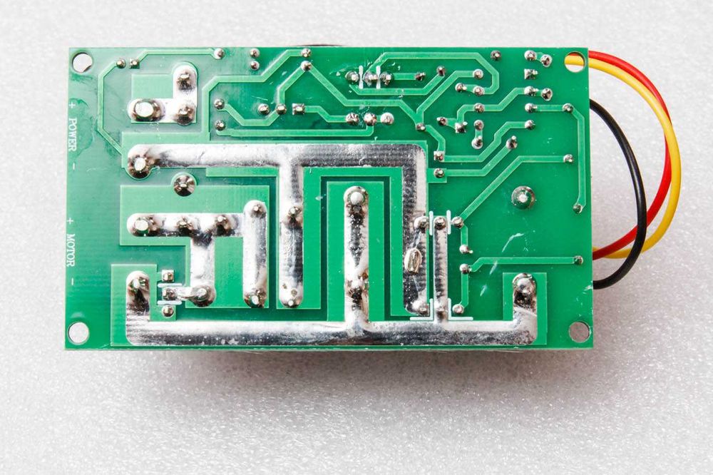 ШИМ регулятор оборотов двигателя пост. напряжения Uвх 10-60V 20А