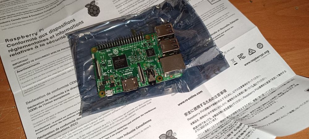 Одноплатник Rasperry Pi 3 model B