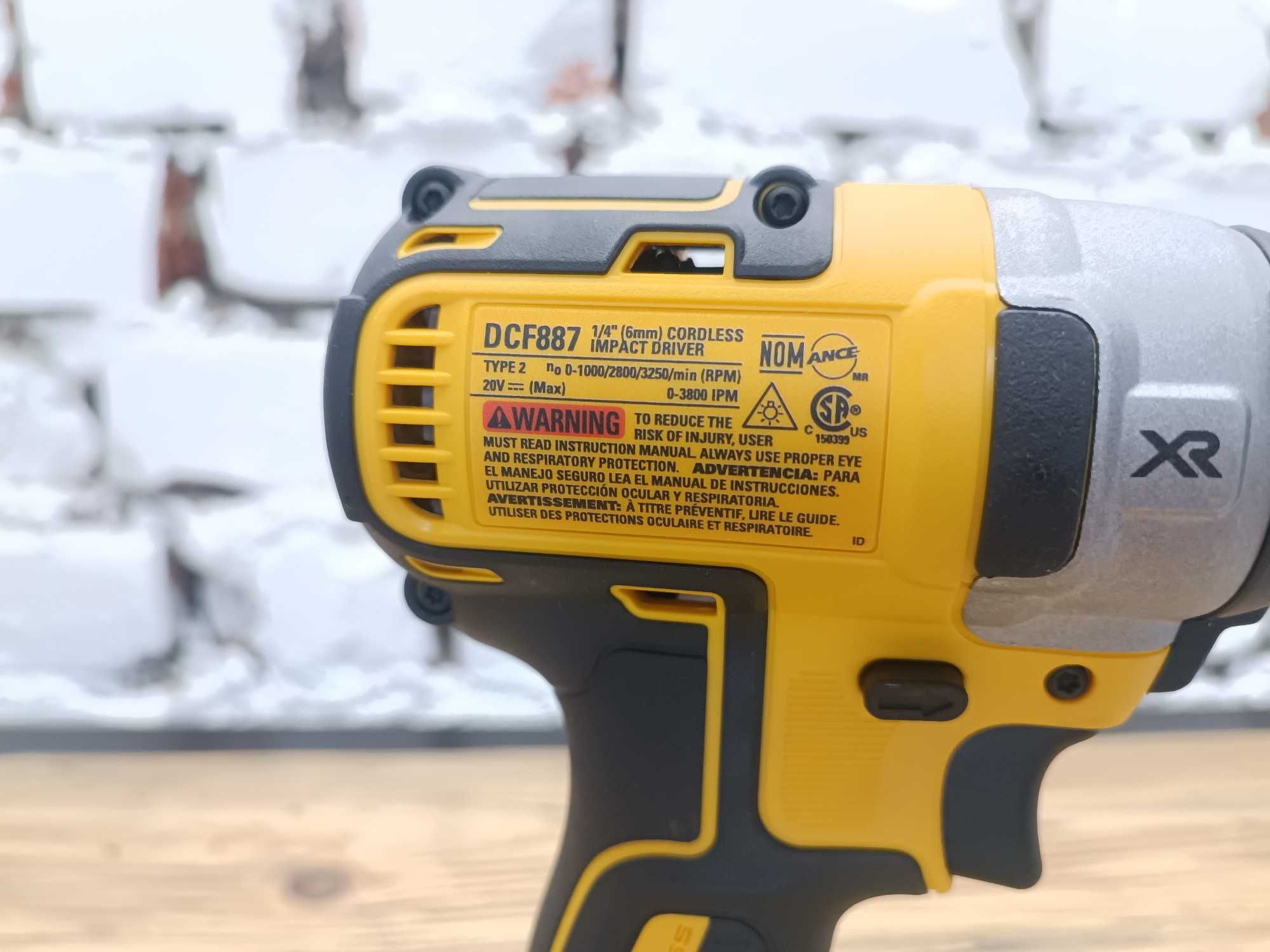 Безщіточний Імпакт Dewalt 20v DCF887 з США оригінал MADE IN MEXICO