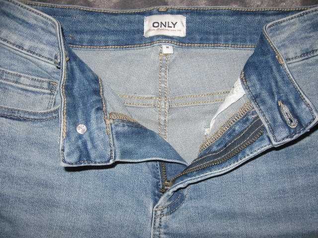 ONLY Jeans Szorty Spodenki Krótkie Niebieskie Dżins Rozmiar M/38