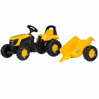 Rolly Toys rollyKid Traktor na pedały JCB z przyczepką 2-5 Lat