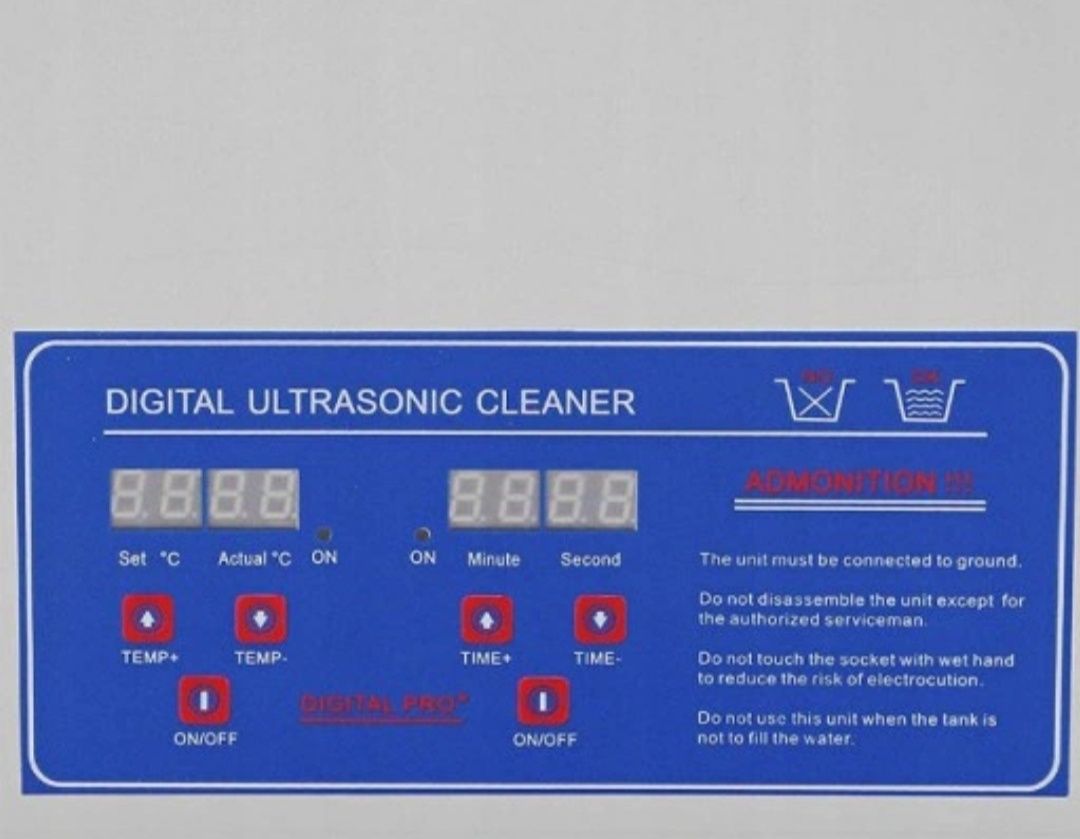 MYJKA ULTRADŹWIĘKOWA 30L NOWA bez funkcji grzania + 5L koncentratu