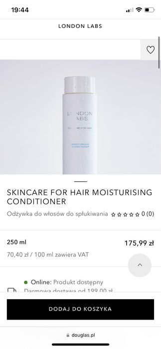 nawilzająca odzywka do wlosow london labs