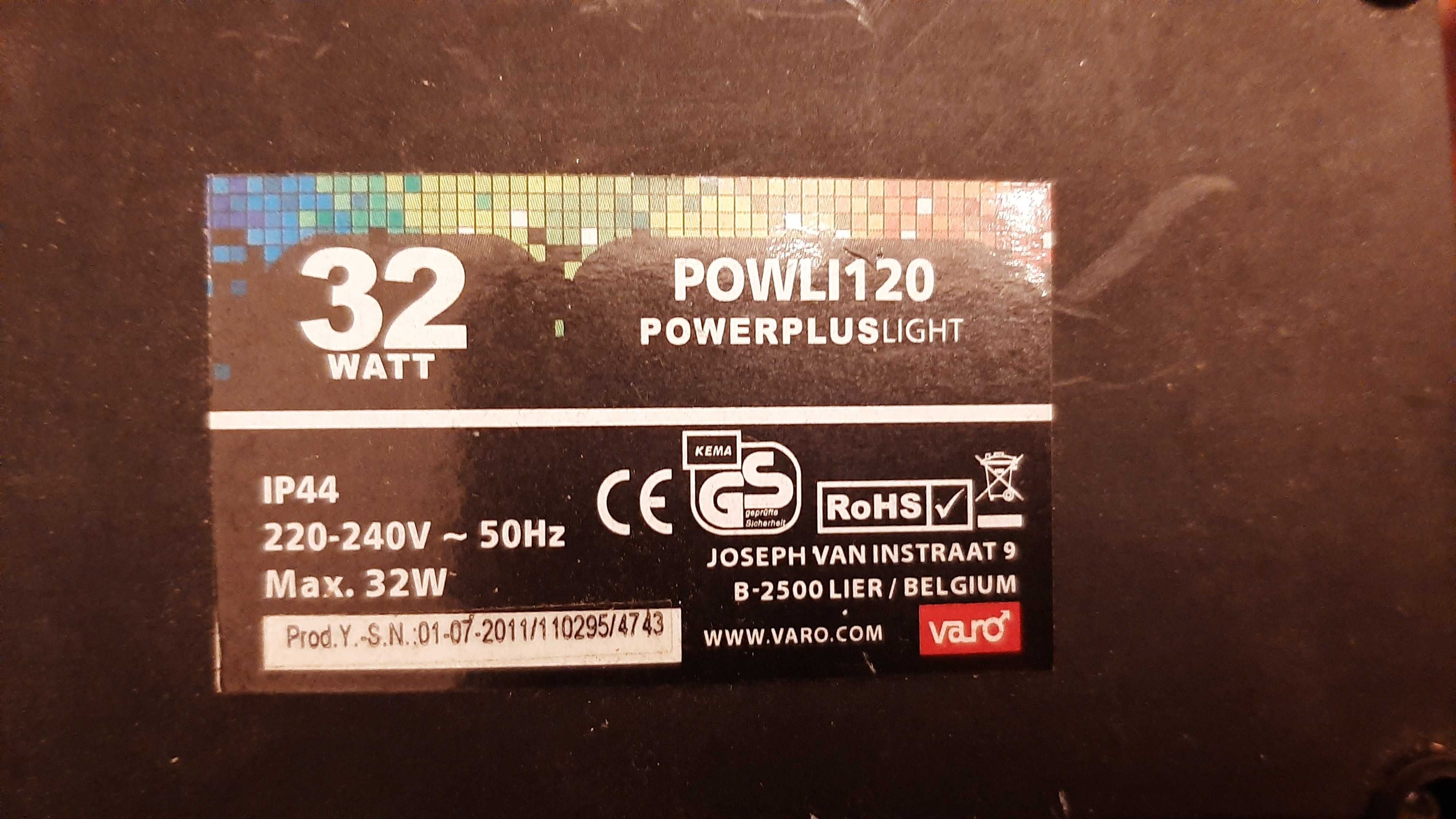 Projetores Iluminação 32 Watt POWLI120 da Varo (5 unidades)