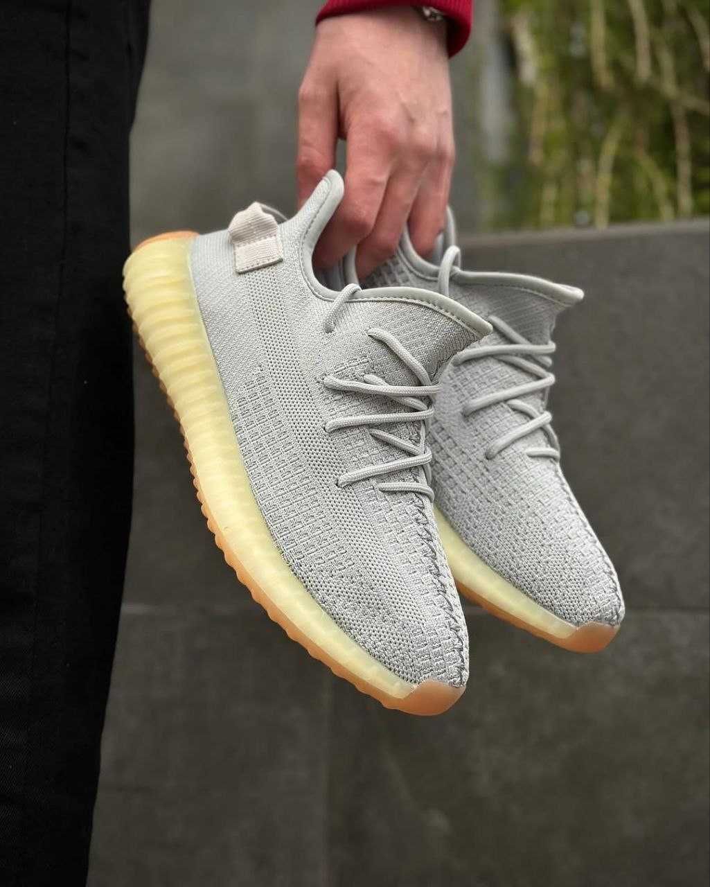 Чоловічі кросівки Stilli літні (41–45) Yeezy Boost 350 темно-сірі