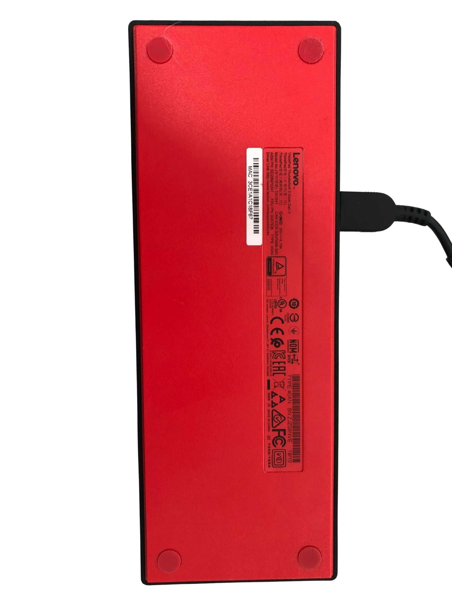 Stacja dokujaca Lenovo thunderbolt 3 Workstation Dock Gen2 40AN