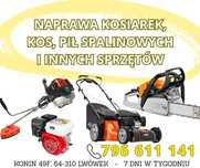 Naprawa serwis kos kosiarek pił urządzeń spalinowych