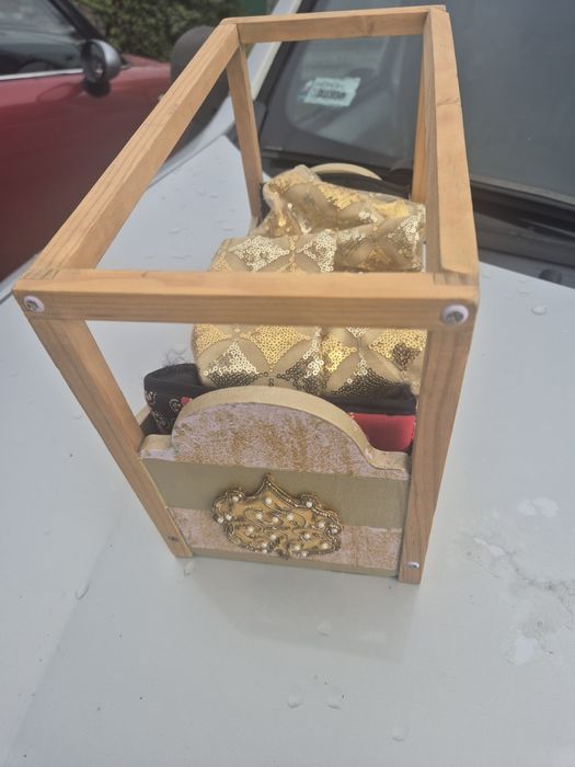 Łóżko dla lalki drewniane