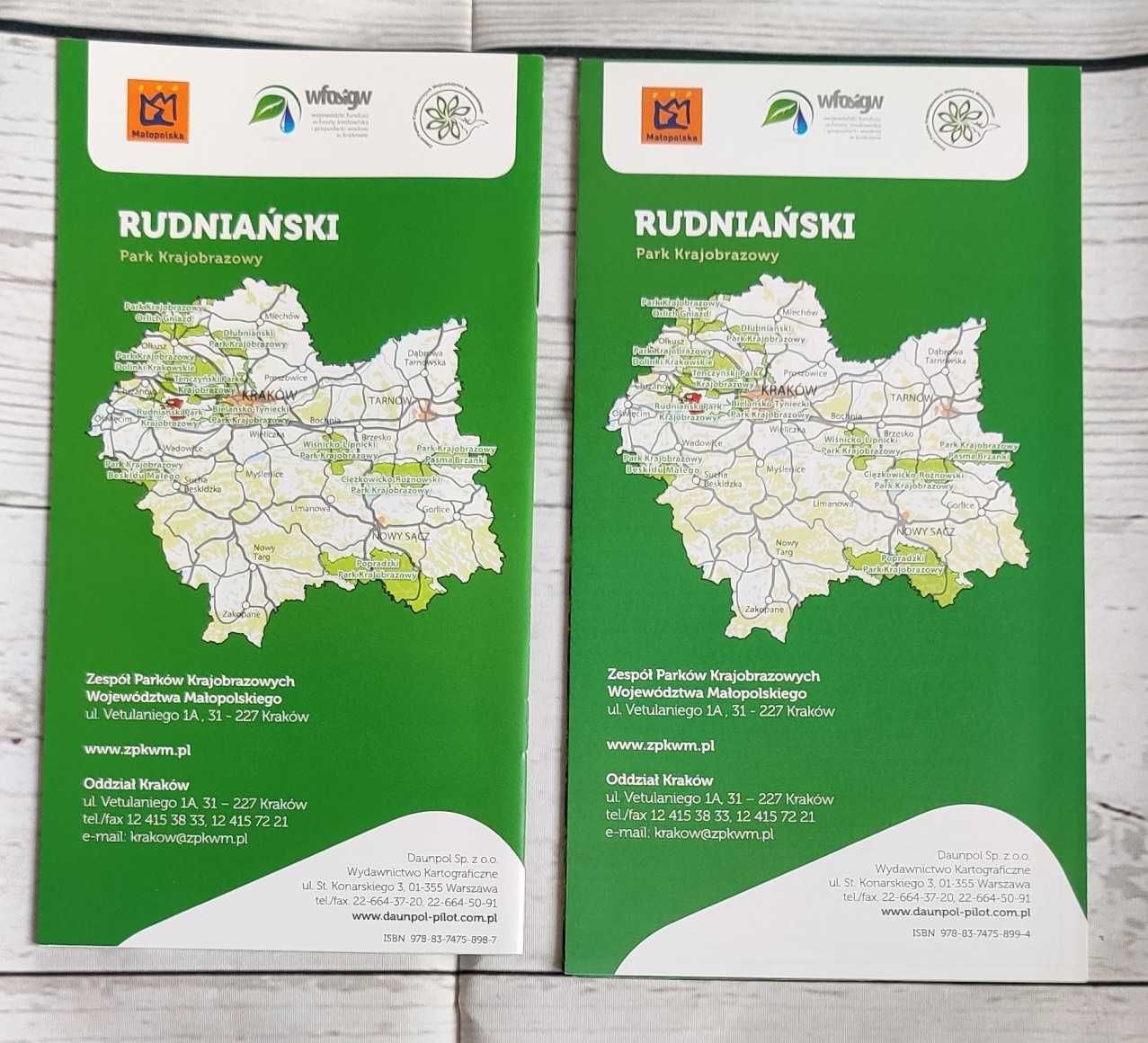 Mapa + przewodnik RUDNIAŃSKI Park Krajobrazowy