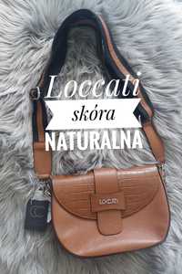 Torebka Loccati skóra naturalna