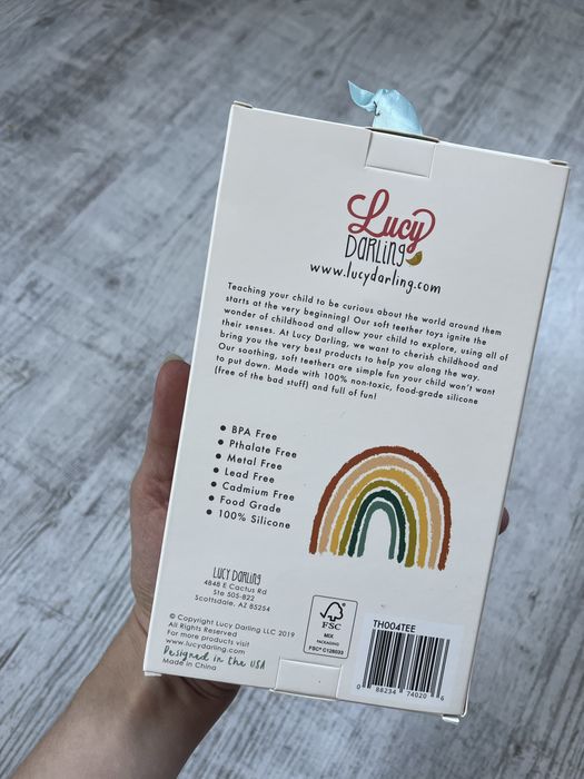 Niwe gryzaki zestaw lucy darling gryzak zabkowania