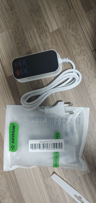 быстрое зарядное устройство USB с 6 портами, 50 Вт, PD QC 3.0, быстрая