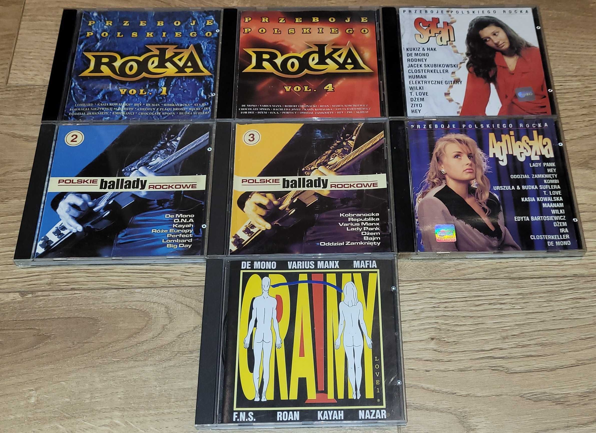 Pakiet płyt CD: Polski Rock  Gramy, Przeboje składanki UNIKATY! (273)