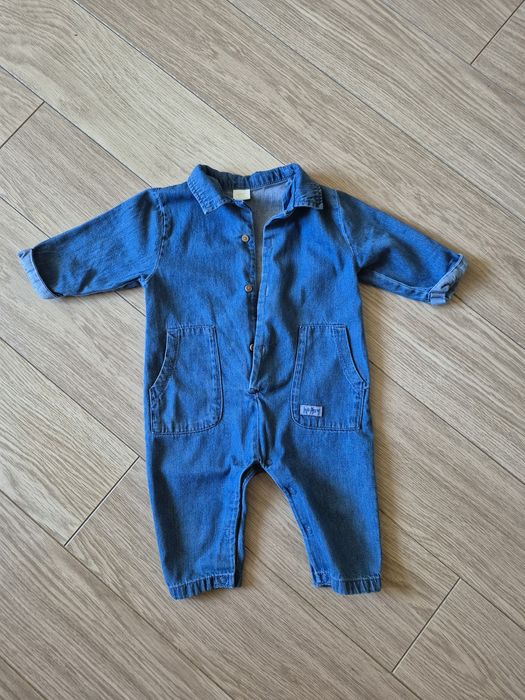 Джинсовий ромпер, комбінезон Next на дівчинкиу 9-12 місяців