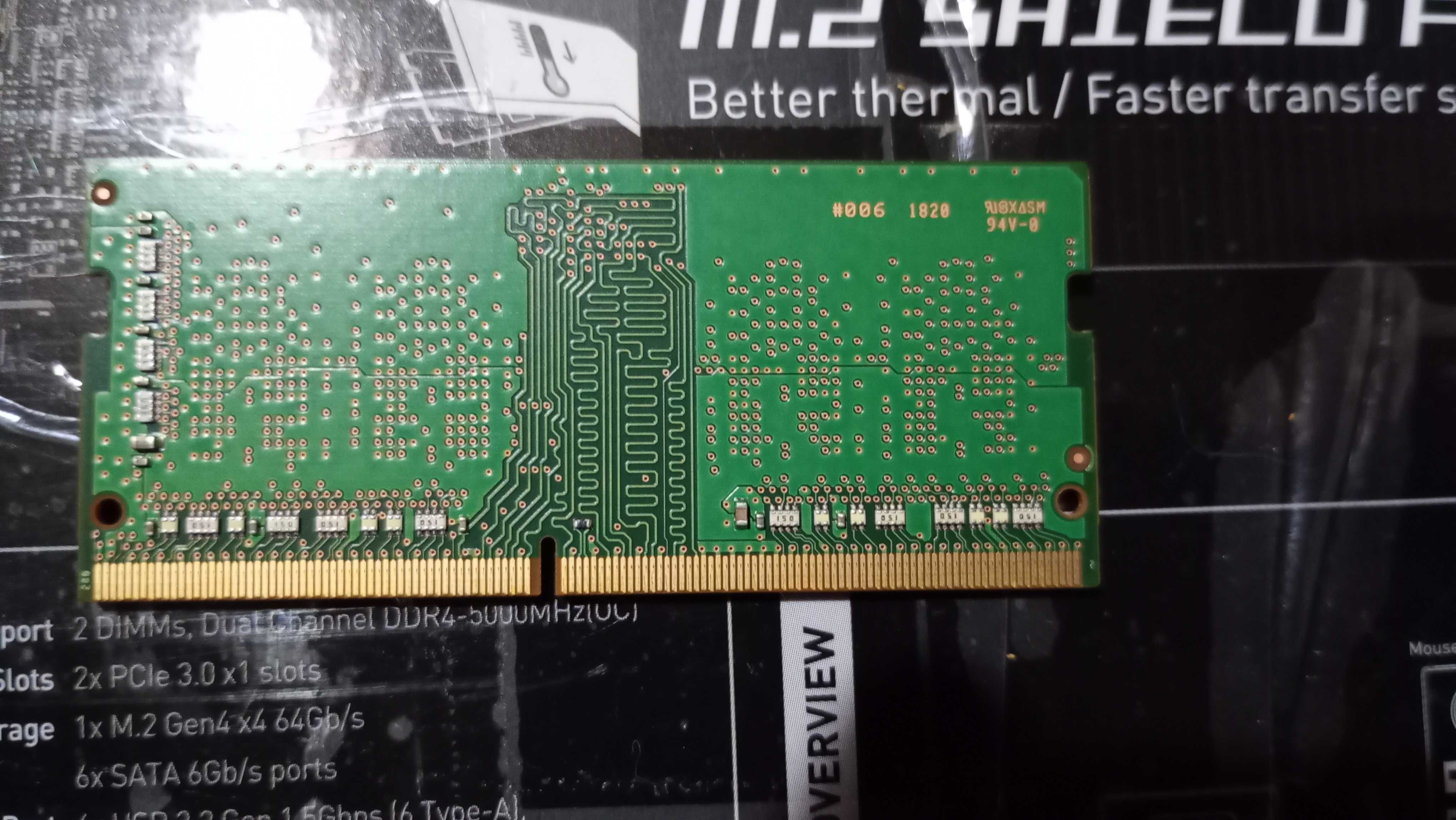 Модуль памяти Samsung 4 GB SO-DIMM DDR4 2666 MHz (M471A5244CB0-CTD)