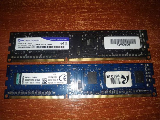 оперативная память для п.к.8-16Gb DDR3 1600 Mhz
