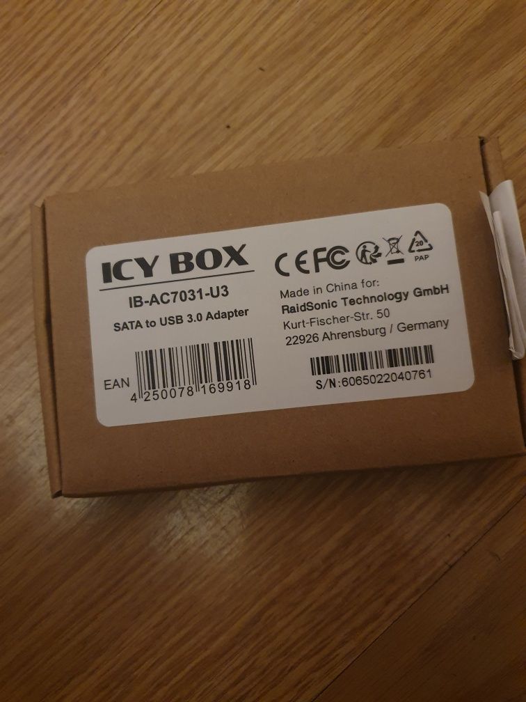 ICY BOX Adapter USB-A do dysku SATA