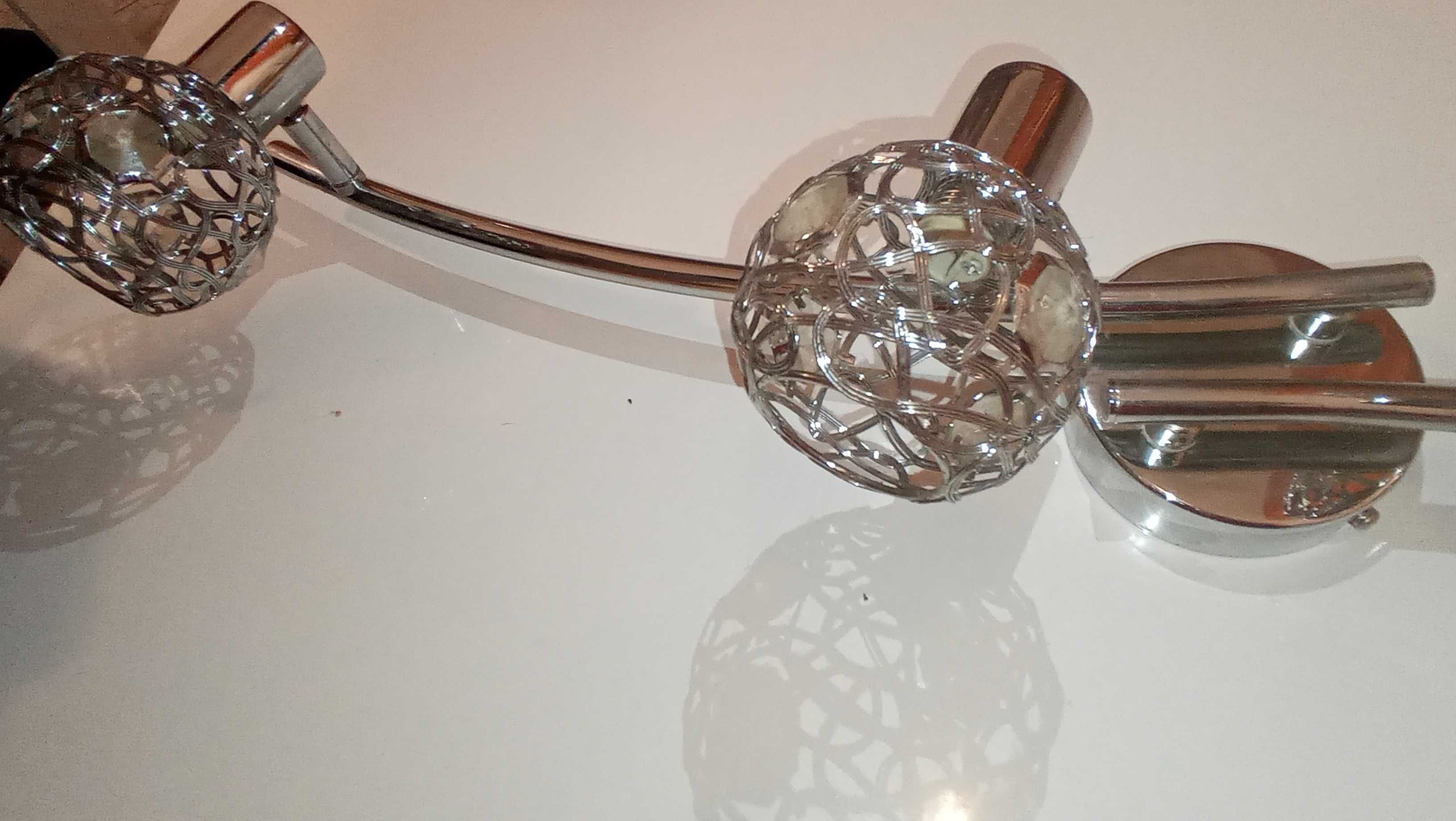 Lampa żyrandol ALFA listwa koszyczki