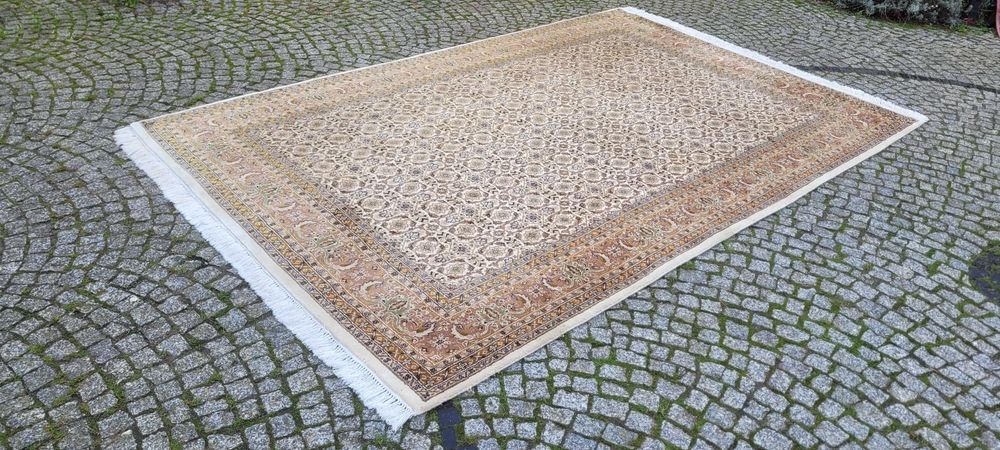 KASZMIROWY INDO BIDJAR lśniący perski dywan Ręcznie tkany 200/320cm