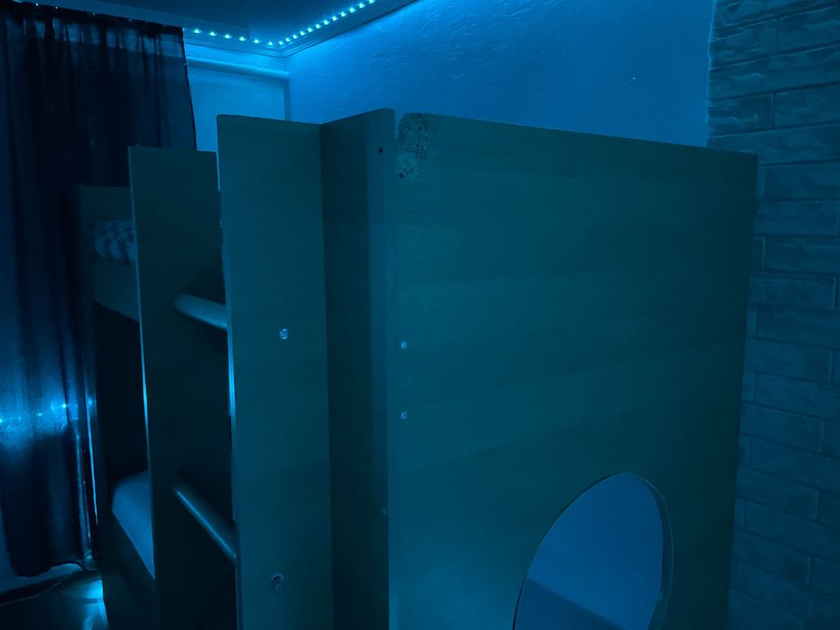 Двоярусне дитяче ліжко 80х200 см,