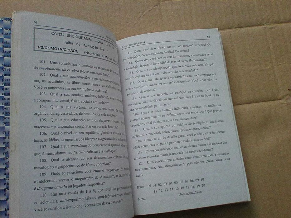 Conscienciograma - Waldo Vieira