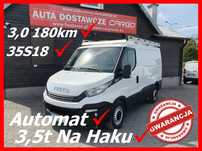 Iveco DAILY  35S18 3,0 180KM AUTOMAT Klima 3,5t na HAKU Tempomat Bagażnik Dachowy