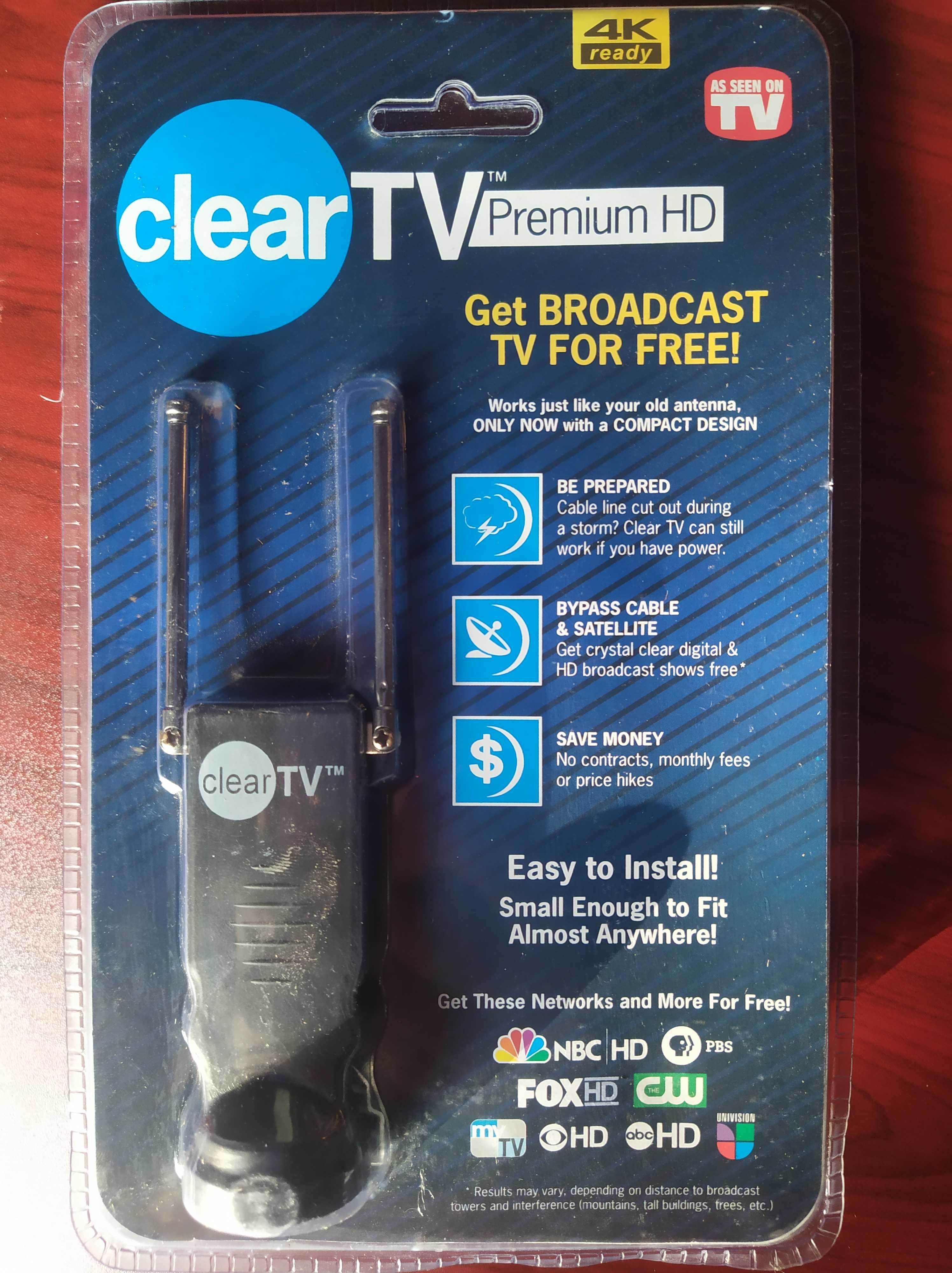 Цифровая комнатная ТВ Антенна Clear TV Premium HD