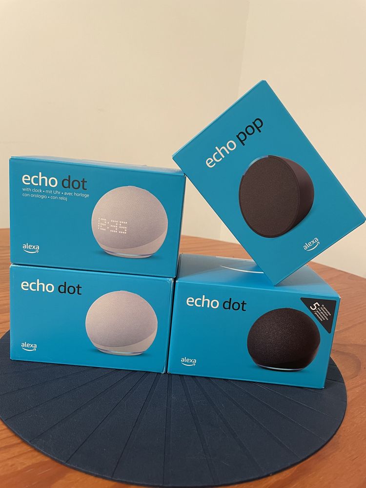 Echo Pop (Alexa, Amazon) NOVAS e LACRADAS