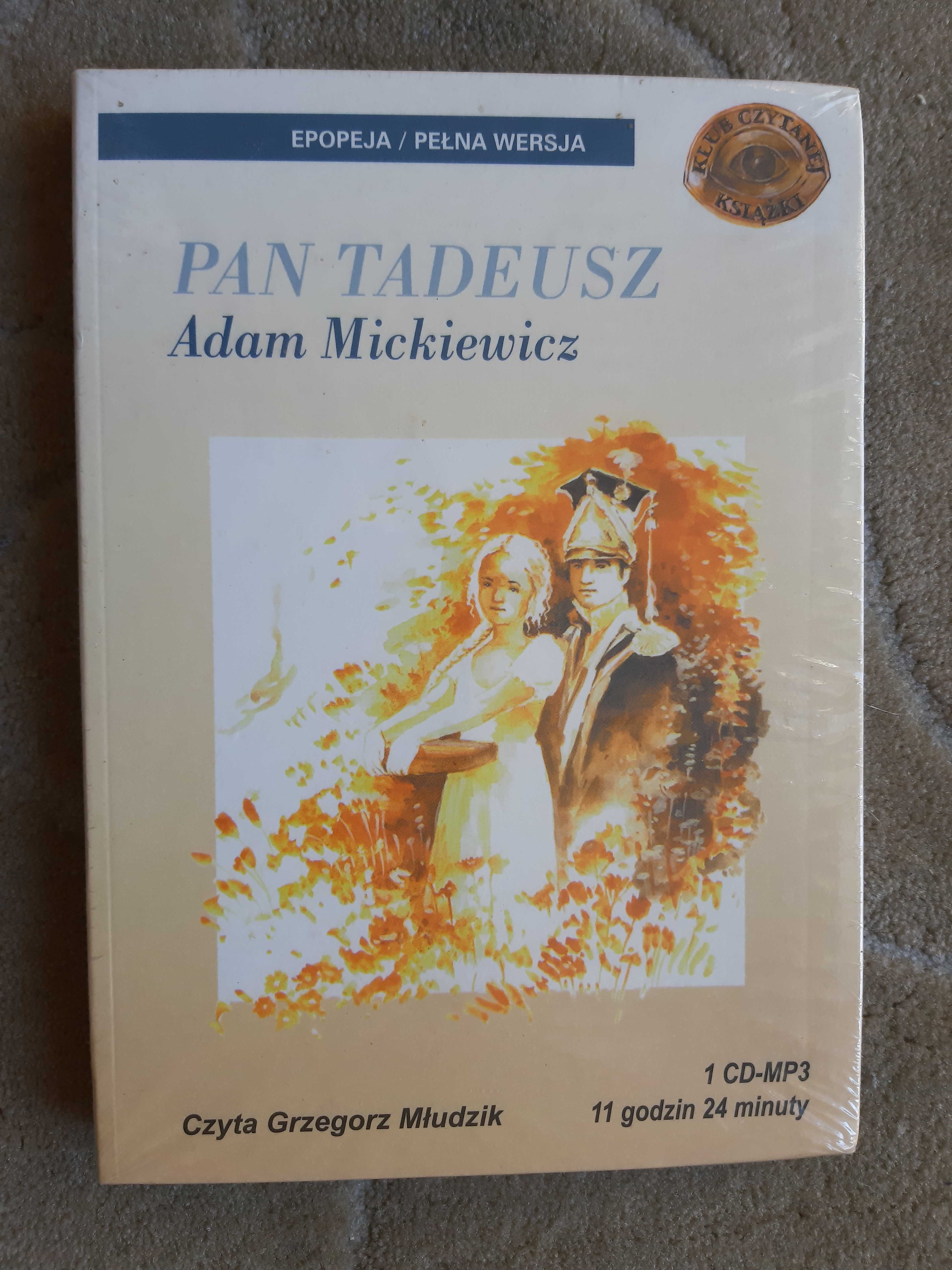 Pan Tadeusz Adam Mickiewicz CD mp3 nowe