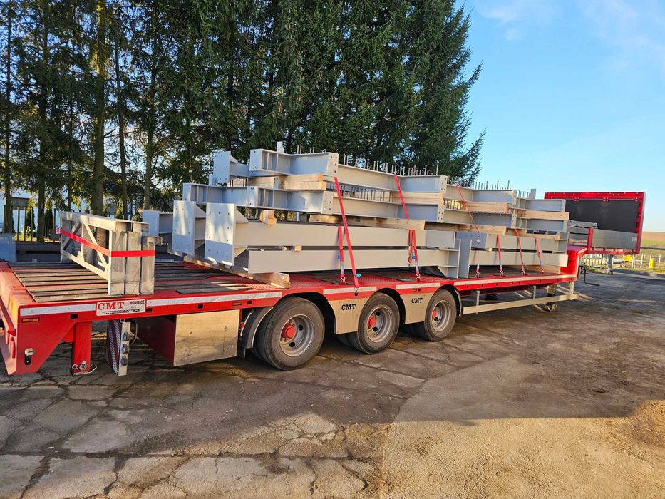 Usługi HDS z naczepą niskopodwoziową