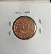 Moçambique, 50 centavos  1957, Bronze