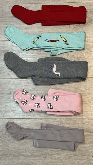 Колготки на дівчинку 5 пар (86-92 розмір)