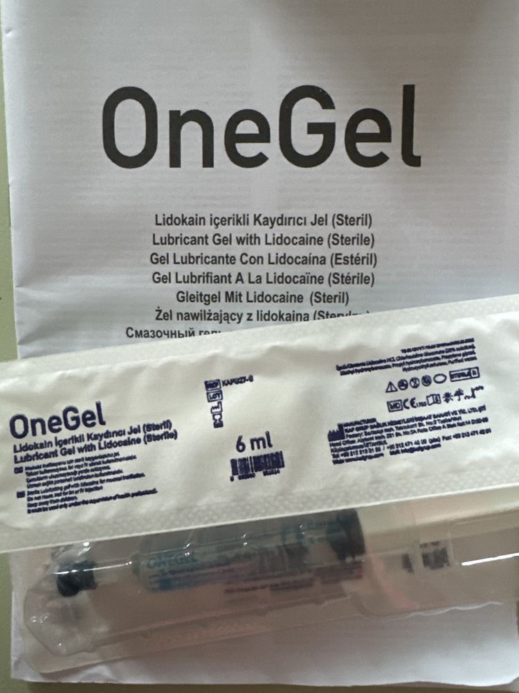 Żel do cewnikowania znieczulający One Gel